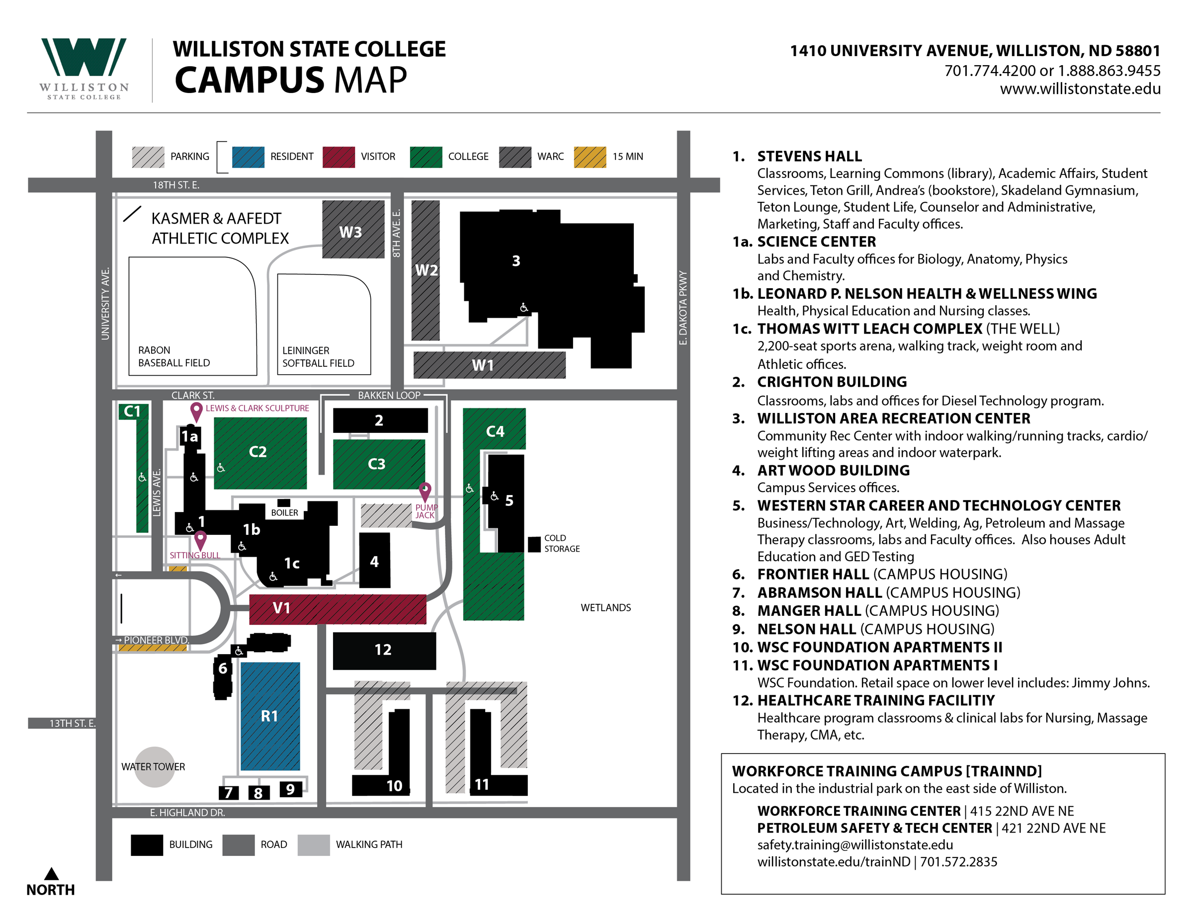 Image of WSC Campus map